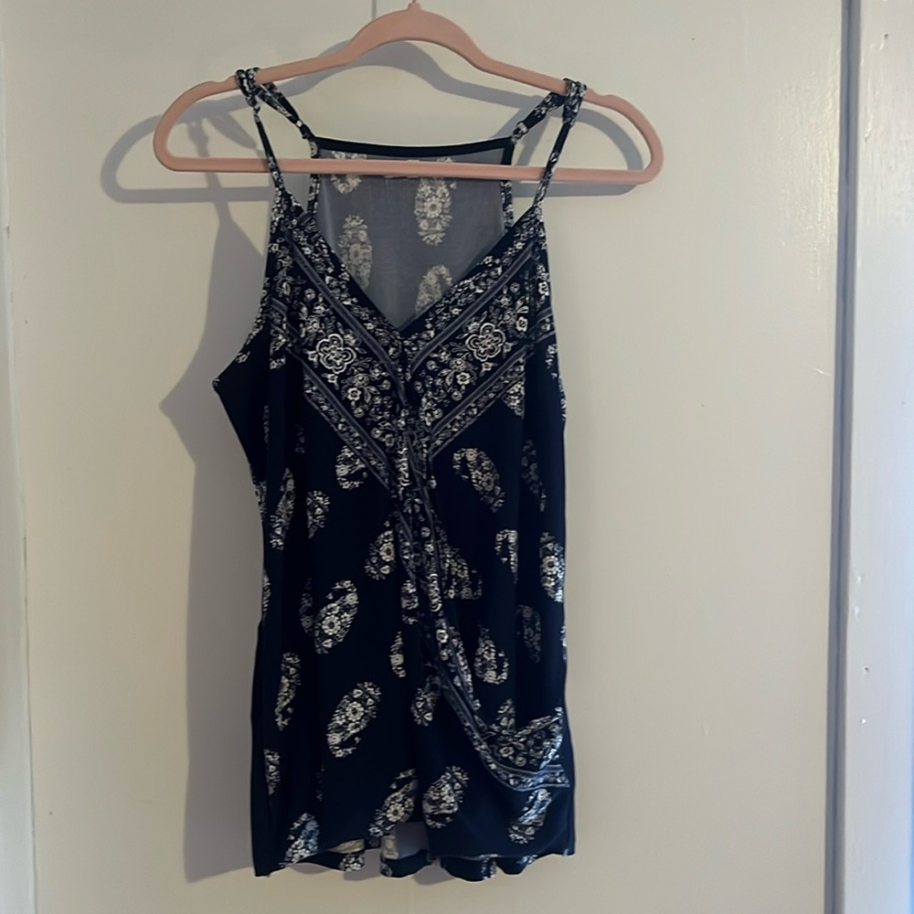 tank top, from maurice’s, size L, dark blue